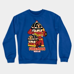 Robocar Fireman Crewneck Sweatshirt